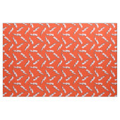 Retro bliksemschicht onweer flits rood stof (Fat Quarter)