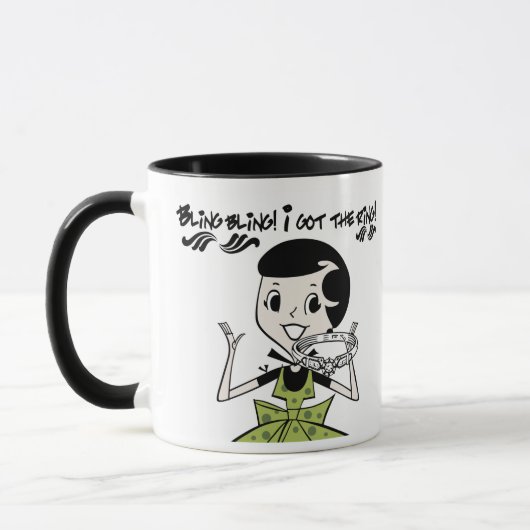 Retro Bling Ring Mok (Links)