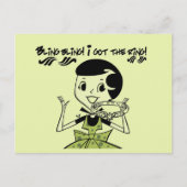 Retro Bling Ring Tshirts en cadeaus Briefkaart (Voorkant)