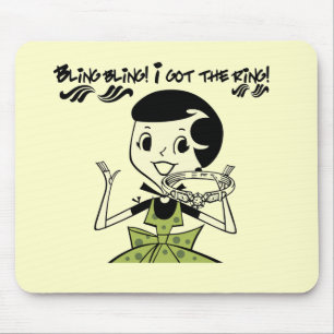 Retro Bling Ring Tshirts en cadeaus Muismat