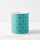 Retro Bliss Mok, Turquoise Koffiemok (Center)
