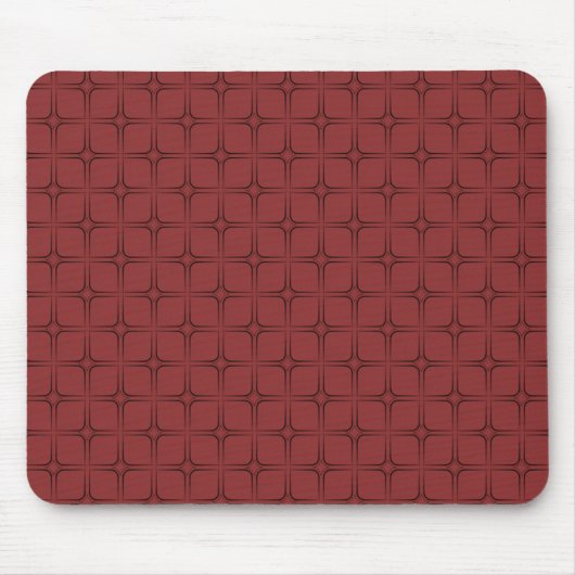Retro Bliss Mousepad, Crimson Muismat (Voorkant)