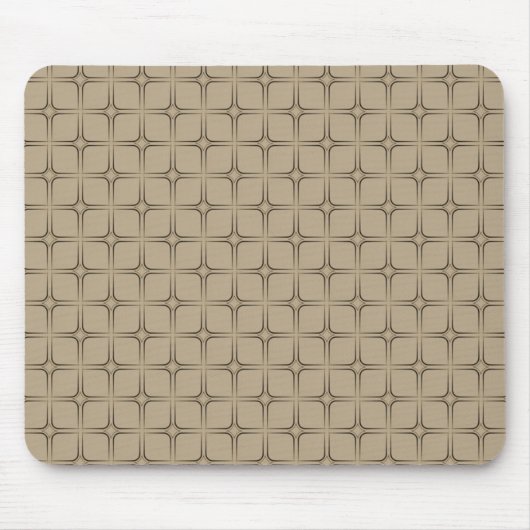 Retro Bliss Mousepad, Latte Muismat (Voorkant)