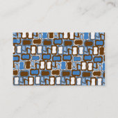 Retro Blob Visitekaartje (Achterkant)