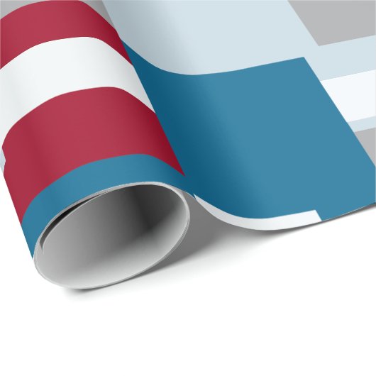 Retro Block Design 4 Cadeaupapier (Rol Hoek)