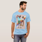 Retro Block Party T-shirt (Voorkant volledig)