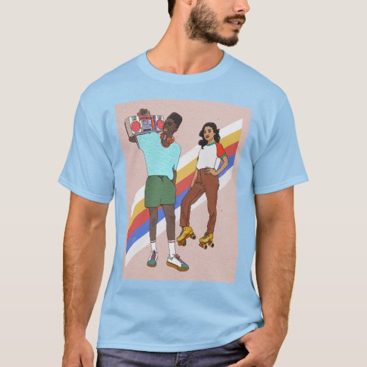 Retro Block Party T-shirt (Voorkant)