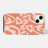 Retro Bloei iPhone Hoesje (Achterkant horizontaal)
