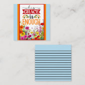 Retro Bloem Inspirerend Notitiekaartje (Voorkant / Achterkant)