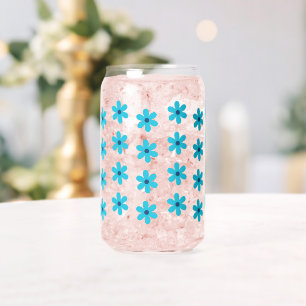 Retro Bloem Madelief Verjaardag Bruids Bruiloft Ca Blikvorm Glas