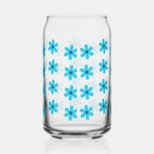 Retro Bloem Madelief Verjaardag Bruids Bruiloft Ca Blikvorm Glas (Rechts)