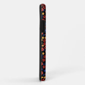 Retro bloem miniprint aangepaste iPhone 5/5s hoes (Achterkant/rechts)