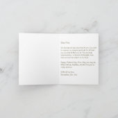 Retro Bloem Moeder, Kinder Namen, Moeder, Aangepas Feestdagen Kaart (Binnen)