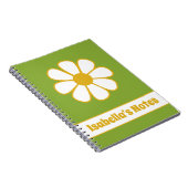 Retro Bloem Persoonlijk Notitieboek (Rechterzijde)
