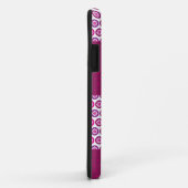 Retro bloem schedel polka stip Case-Mate iPhone case (Achterkant/rechts)