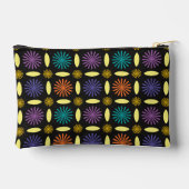 Retro Bloem Vormen Monogram Gepersonaliseerd Etui (Achterkant)