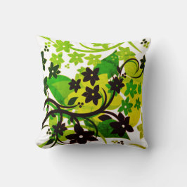 [Retro Bloemen] 1974 Botanisch Grafisch Ontwerp Kussen