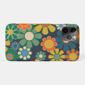 Retro Bloemen 60s 70s Esthetische Bloemen Case-Mate iPhone Case (Achterkant (horizontaal))