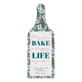 Retro bloemen 70s groovy leuk romantisch snijplank