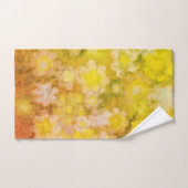 Retro Bloemen Abstract Zout Waterverf Schilderen Bad Handdoek (Handdoek)