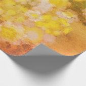 Retro Bloemen Abstract Zout Waterverf Schilderen Cadeaupapier (Hoek)