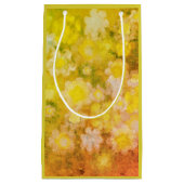 Retro Bloemen Abstract Zout Waterverf Schilderen Klein Cadeauzakje (Voorkant)