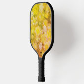 Retro Bloemen Abstract Zout Waterverf Schilderen Pickleball Paddle (Links)