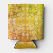 Retro Bloemen Abstracte Zoute Waterverf Patroon Blikjeskoeler (Voorkant)