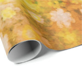 Retro Bloemen Abstracte Zoute Waterverf Patroon Cadeaupapier (Rol Hoek)