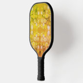 Retro Bloemen Abstracte Zoute Waterverf Patroon Pickleball Paddle (Links)