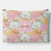 Retro Bloemen Bloemen Bloemen Bloemen Pastel Naam  Etui (Voorkant)