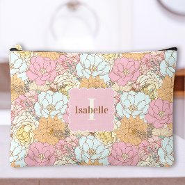 Retro Bloemen Bloemen Bloemen Bloemen Pastel Naam  Etui