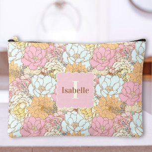 Retro Bloemen Bloemen Bloemen Bloemen Pastel Naam Etui