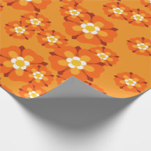 Retro Bloemen Cadeauverpakking
