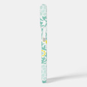 Retro Bloemen Damast met Aangepaste Naam Case-Mate iPhone Case (Achterkant / Links)