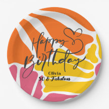  Retro Bloemen Elegante & Kleurrijke Verjaardag