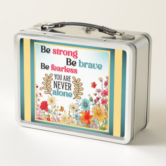 Retro Bloemen Inspirerend (Achterkant)