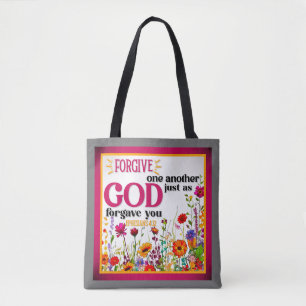 Retro Bloemen Inspirerend Tote Bag