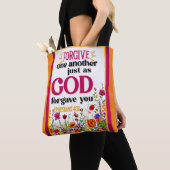Retro Bloemen Inspirerend Tote Bag (Dichtbij)