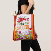 Retro Bloemen Inspirerend Tote Bag (Dichtbij)