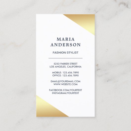 Retro Bloemen Jurk Vorm Mannequin Mode Stylist Visitekaartje (Achterkant)