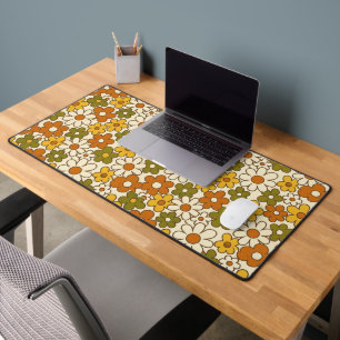 Retro Bloemen Madeliefjes - 70s Flower Power Bureaumat