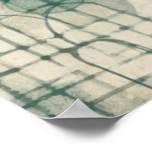  Retro Bloemen Midden Eeuw Modern Poster (Hoek)