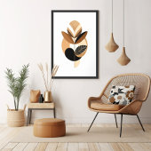  Retro Bloemen Midden Eeuw Modern Poster