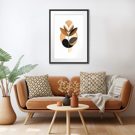  Retro Bloemen Midden Eeuw Modern Poster