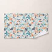 Retro Bloemen Naadloos Patroon Bad Handdoek (Handdoek)