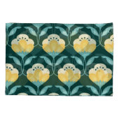 Retro Bloemen Naadloos Patroon Kussensloop (Achterkant)