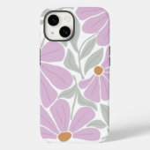 Retro bloemen patroon Case-Mate iPhone case (Achterkant)