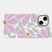 Retro bloemen patroon Case-Mate iPhone case (Achterkant (horizontaal))