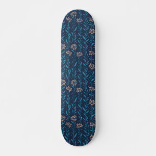 Retro bloemen patroon persoonlijk skateboard